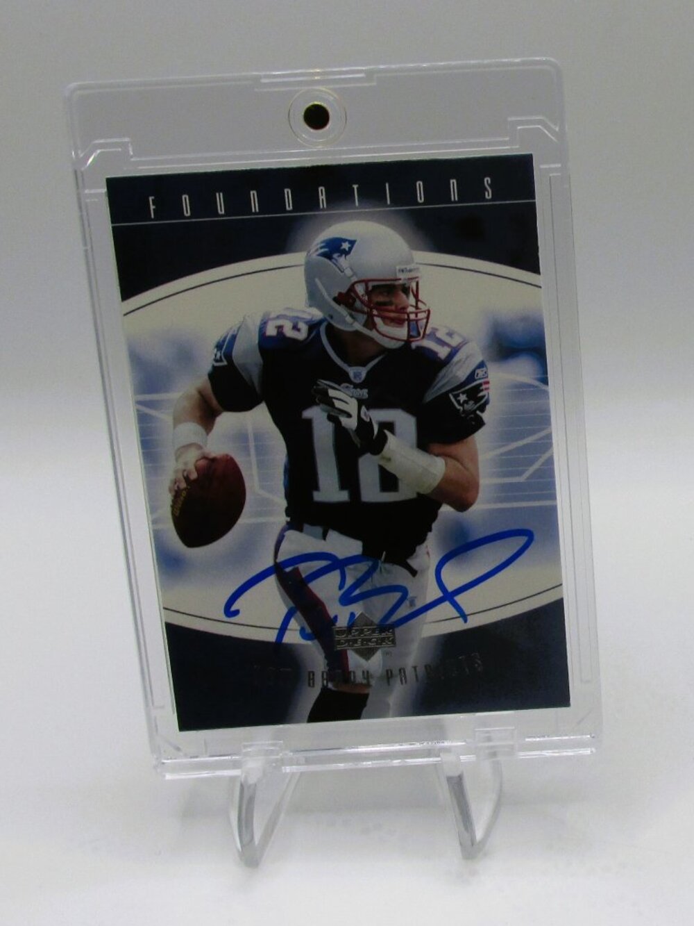 Tom Brady Signed Card With COA (1002260) (Patriots)